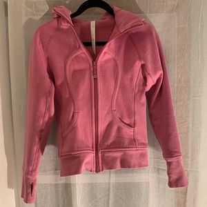 Pink Lululemon Scuba Hoodie - Size 6